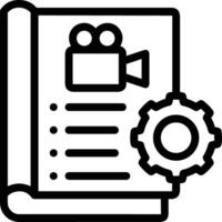 Gear setting symbol icon vector image. Illustration of the industrial wheel mechine mechanism design image