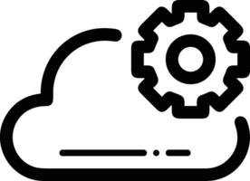 Gear setting symbol icon vector image. Illustration of the industrial wheel mechine mechanism design image