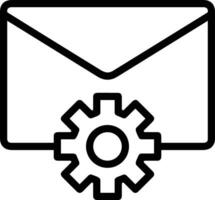 Gear setting symbol icon vector image. Illustration of the industrial wheel mechine mechanism design image