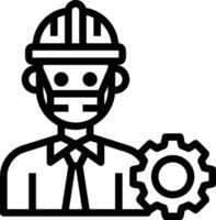 Gear setting symbol icon vector image. Illustration of the industrial wheel mechine mechanism design image