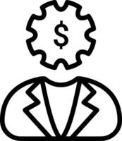 Gear setting symbol icon vector image. Illustration of the industrial wheel mechine mechanism design image