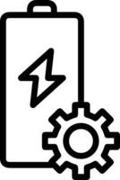 Gear setting symbol icon vector image. Illustration of the industrial wheel mechine mechanism design image