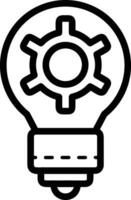 Gear setting symbol icon vector image. Illustration of the industrial wheel mechine mechanism design image