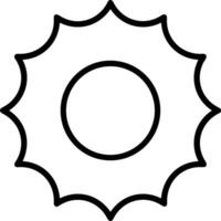 Gear setting symbol icon vector image. Illustration of the industrial wheel mechine mechanism design image