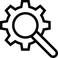 Gear setting symbol icon vector image. Illustration of the industrial wheel mechine mechanism design image