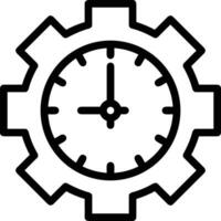 Gear setting symbol icon vector image. Illustration of the industrial wheel mechine mechanism design image