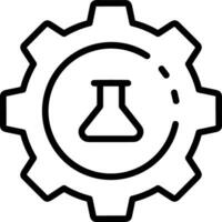 Gear setting symbol icon vector image. Illustration of the industrial wheel mechine mechanism design image