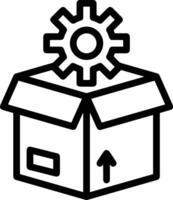 Gear setting symbol icon vector image. Illustration of the industrial wheel mechine mechanism design image