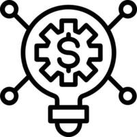 Gear setting symbol icon vector image. Illustration of the industrial wheel mechine mechanism design image