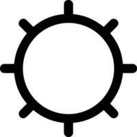 Gear setting symbol icon vector image. Illustration of the industrial wheel mechine mechanism design image