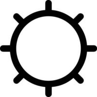 Gear setting symbol icon vector image. Illustration of the industrial wheel mechine mechanism design image