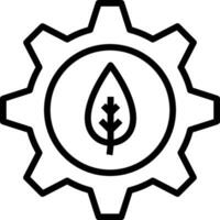 Gear setting symbol icon vector image. Illustration of the industrial wheel mechine mechanism design image