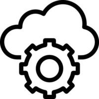 Gear setting symbol icon vector image. Illustration of the industrial wheel mechine mechanism design image