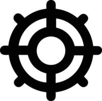 Gear setting symbol icon vector image. Illustration of the industrial wheel mechine mechanism design image