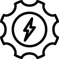 Gear setting symbol icon vector image. Illustration of the industrial wheel mechine mechanism design image