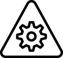 Gear setting symbol icon vector image. Illustration of the industrial wheel mechine mechanism design image