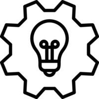 Gear setting symbol icon vector image. Illustration of the industrial wheel mechine mechanism design image