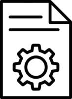 Gear setting symbol icon vector image. Illustration of the industrial wheel mechine mechanism design image