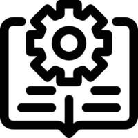 Gear setting symbol icon vector image. Illustration of the industrial wheel mechine mechanism design image