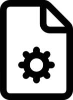 Gear setting symbol icon vector image. Illustration of the industrial wheel mechine mechanism design image