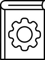 Gear setting symbol icon vector image. Illustration of the industrial wheel mechine mechanism design image