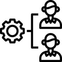 Gear setting symbol icon vector image. Illustration of the industrial wheel mechine mechanism design image