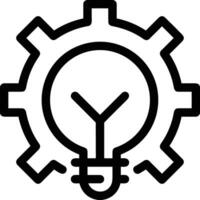 Gear setting symbol icon vector image. Illustration of the industrial wheel mechine mechanism design image