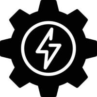 Gear setting symbol icon vector image. Illustration of the industrial wheel mechine mechanism design image