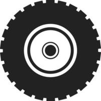 Gear setting symbol icon vector image. Illustration of the industrial wheel mechine mechanism design image