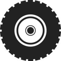 Gear setting symbol icon vector image. Illustration of the industrial wheel mechine mechanism design image