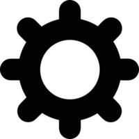 Gear setting symbol icon vector image. Illustration of the industrial wheel mechine mechanism design image