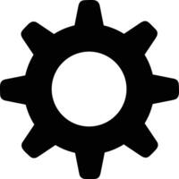 Gear setting symbol icon vector image. Illustration of the industrial wheel mechine mechanism design image