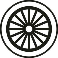Gear setting symbol icon vector image. Illustration of the industrial wheel mechine mechanism design image