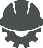 Gear setting symbol icon vector image. Illustration of the industrial wheel mechine mechanism design image