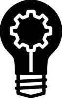 Gear setting symbol icon vector image. Illustration of the industrial wheel mechine mechanism design image