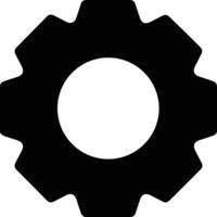 Gear setting symbol icon vector image. Illustration of the industrial wheel mechine mechanism design image