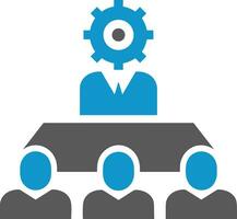 Gear setting symbol icon vector image. Illustration of the industrial wheel mechine mechanism design image