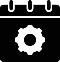 Gear setting symbol icon vector image. Illustration of the industrial wheel mechine mechanism design image