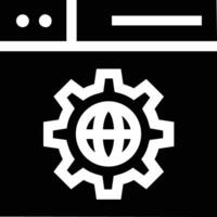 Gear setting symbol icon vector image. Illustration of the industrial wheel mechine mechanism design image