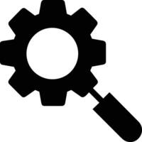 Gear setting symbol icon vector image. Illustration of the industrial wheel mechine mechanism design image