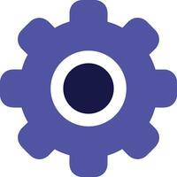 Gear setting symbol icon vector image. Illustration of the industrial wheel mechine mechanism design image