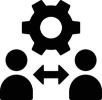 Gear setting symbol icon vector image. Illustration of the industrial wheel mechine mechanism design image