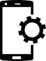 Gear setting symbol icon vector image. Illustration of the industrial wheel mechine mechanism design image