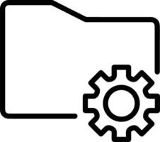 Gear setting symbol icon vector image. Illustration of the industrial wheel mechine mechanism design image