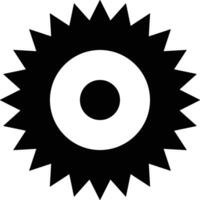 Gear setting symbol icon vector image. Illustration of the industrial wheel mechine mechanism design image