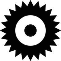 Gear setting symbol icon vector image. Illustration of the industrial wheel mechine mechanism design image