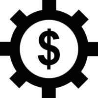 Gear setting symbol icon vector image. Illustration of the industrial wheel mechine mechanism design image