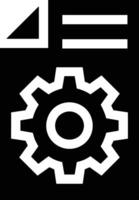 Gear setting symbol icon vector image. Illustration of the industrial wheel mechine mechanism design image