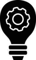 Gear setting symbol icon vector image. Illustration of the industrial wheel mechine mechanism design image