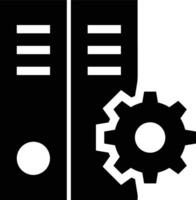 Gear setting symbol icon vector image. Illustration of the industrial wheel mechine mechanism design image